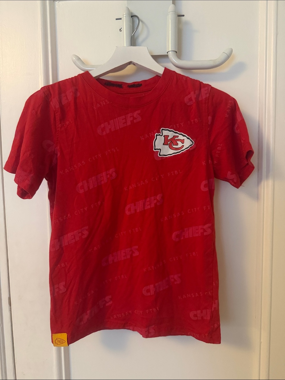 NFL Kansas City Chiefs Red Short-Sleeve Kids Tee